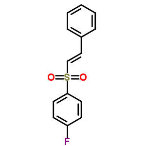 Benzene,1-fluoro-4-[[(1e)-2-phenylethenyl]sulfonyl]- Structure,30166-85-9Structure