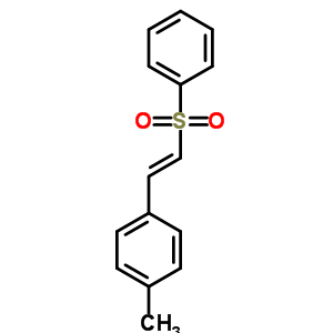 Benzene,1-methyl-4-[(1e)-2-(phenylsulfonyl)ethenyl]- Structure,30166-88-2Structure