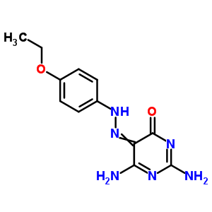 4(3H)-pyrimidinone,2,6-diamino-5-[2-(4-ethoxyphenyl)diazenyl]- Structure,30188-96-6Structure