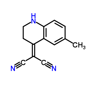 Propanedinitrile,2-(2,3-dihydro-6-methyl-4(1h)-quinolinylidene)- Structure,30197-76-3Structure