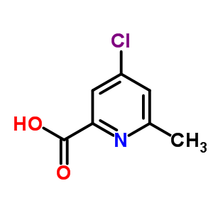 4-Chloro-6-methyl-2-pyridinecarboxylic acid Structure,30235-19-9Structure