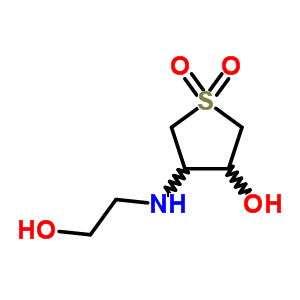 4-(2-Hydroxyethylamino)-1,1-dioxotetrahydro-1-lambda*6*-thiophen-3-ol Structure,302581-36-8Structure