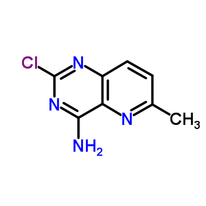 Pyrido[3,2-d]pyrimidin-4-amine,2-chloro-6-methyl- Structure,30265-87-3Structure