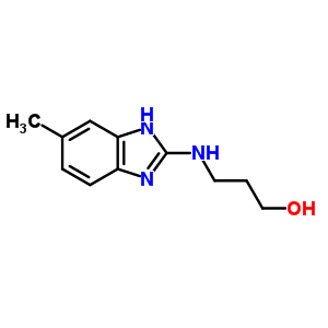 3-(5-Methyl-1h-benzoimidazol-2-ylamino)-propan-1-ol Structure,302812-86-8Structure