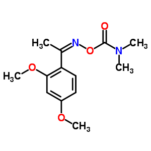 Ethanone,1-(2,4-dimethoxyphenyl)-, o-[(dimethylamino)carbonyl]oxime (9ci) Structure,30289-03-3Structure