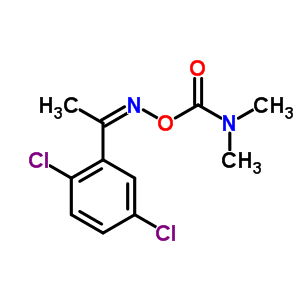 Ethanone,1-(2,5-dichlorophenyl)-, o-[(dimethylamino)carbonyl]oxime (9ci) Structure,30289-08-8Structure