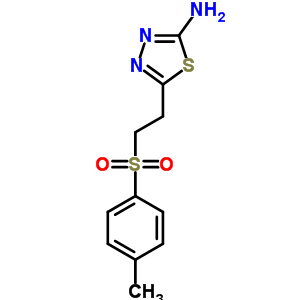 5-[2-(Toluene-4-sulfonyl)ethyl]-[1,3,4]-thiadiazol-2-ylamine Structure,302956-47-4Structure