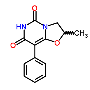 5H-oxazolo[3,2-c]pyrimidine-5,7(6h)-dione,2,3-dihydro-2-methyl-8-phenyl- Structure,30345-98-3Structure