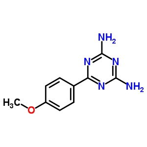 2,4-Diamino-6-(4-methoxyphenyl)-1,3,5-triazine Structure,30354-91-7Structure