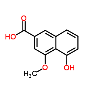 5-Hydroxy-4-methoxy-2-naphthalenecarboxylic acid Structure,303732-57-2Structure