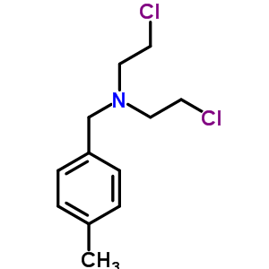 N,n-bis(2-chloroethyl)-4-methylbenzenemethanamine Structure,30389-85-6Structure