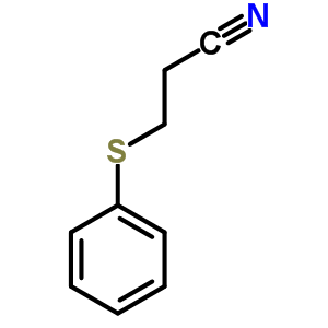 3-(Phenylthio)propanenitrile Structure,3055-87-6Structure