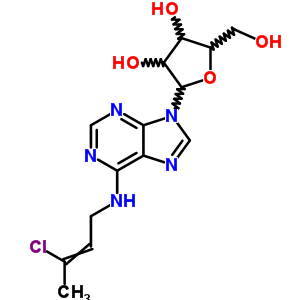 Adenosine,n-[(2e)-3-chloro-2-butenyl]-(9ci) Structure,30561-97-8Structure