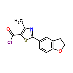 2-(2,3-dihydro-1-benzofuran-5-yl)-4-methyl-1,3-thiazole-5-carbonyl chloride Structure,306936-09-4Structure