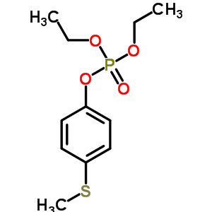 Diethyl (4-methylsulfanylphenyl) phosphate Structure,3070-13-1Structure