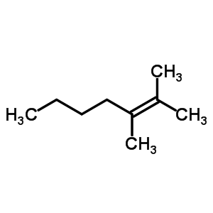 2,3-Dimethyl-2-heptene Structure,3074-64-4Structure