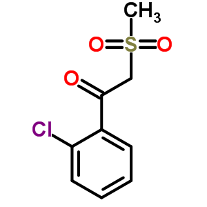 Ethanone,1-(2-chlorophenyl)-2-(methylsulfonyl)- Structure,30866-60-5Structure