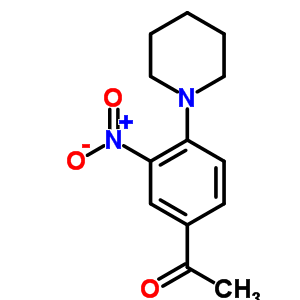 1-(3-Nitro-4-piperidinophenyl)-1-ethanone Structure,30877-80-6Structure