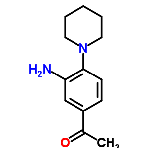 1-(3-Amino-4-piperidinophenyl)-1-ethanone Structure,30877-81-7Structure