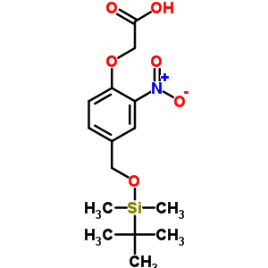 2-[4-(Tert-butyldimethylsilyloxymethyl)-2-nitrophenoxy]acetic acid Structure,308815-83-0Structure