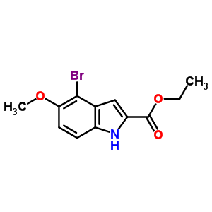 Ethyl 4-bromo-5-methoxyindole-2-carboxylate Structure,30933-69-8Structure