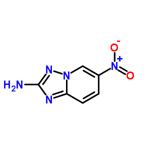 6-Nitro-[1,2,4]triazolo[1,5-a]pyridin-2-ylamine Structure,31040-15-0Structure