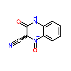 2-Quinoxalinecarbonitrile,3,4-dihydro-3-oxo-, 1-oxide Structure,31055-87-5Structure