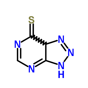 7H-1,2,3-triazolo[4,5-d]pyrimidine-7-thione,3,6-dihydro- Structure,3106-86-3Structure