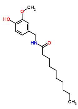 N-vanillyldecanamide Structure,31078-36-1Structure