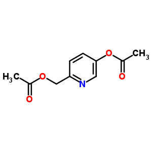 2-Pyridinemethanol,5-(acetyloxy)-, 2-acetate Structure,31181-78-9Structure