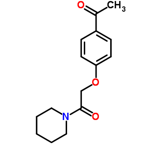 4-Piperidinocarbonylmethoxy-acetophenone Structure,31188-99-5Structure