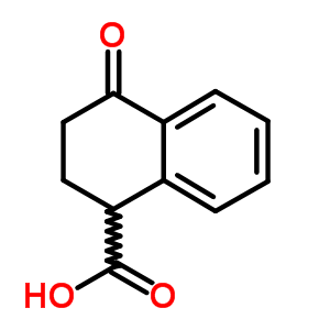 4-Oxo-1,2,3,4-tetrahydronaphthalene-1-carboxylic acid Structure,3123-46-4Structure