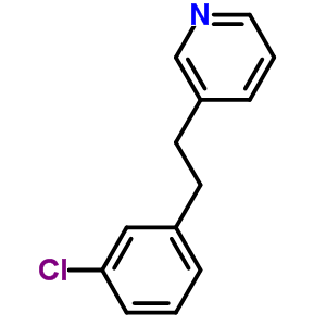 3-(3-Chlorophenylethyl)pyridine Structure,31251-59-9Structure