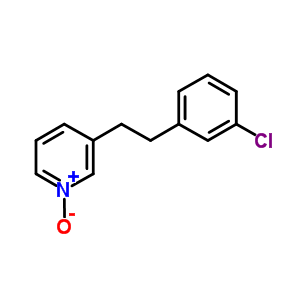 3-(3-Chlorophenylethyl)pyridine n-oxide Structure,31255-47-7Structure