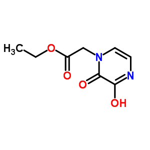 (3-Hydroxy-2-oxo-2H-pyrazin-1-yl)-acetic acid ethyl ester Structure,312904-87-3Structure