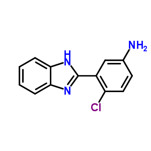 3-(1H-benzoimidazol-2-yl)-4-chloro-phenylamine Structure,313402-16-3Structure