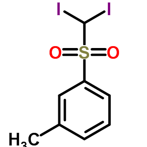 1-[(Diiodomethyl )sulfonyl ]-3-methylbenzene Structure,31350-46-6Structure