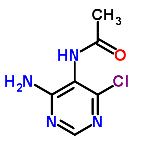 Acetamide, n-(4-amino-6-chloro-5-pyrimidinyl)- Structure,3137-57-3Structure