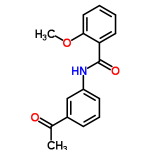 N-(3-acetylphenyl )-2-methoxybenzamide Structure,314022-80-5Structure