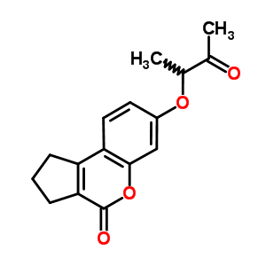 7-(1-Methyl -2-oxo-propoxy)-2,3-dihydro-1h-cyclopenta[c]chromen-4-one Structure,314743-56-1Structure