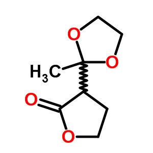 2(3H)-furanone,dihydro-3-(2-methyl-1,3-dioxolan-2-yl)- Structure,31536-34-2Structure