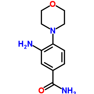 3-Amino-4-morpholin-4-yl-benzamide Structure,31642-90-7Structure