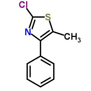 2-Chloro-5-methyl -4-phenylthiazole Structure,31784-90-4Structure