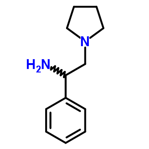 1-Phenyl-2-pyrrolidin-1-yl-ethylamine Structure,31788-83-7Structure