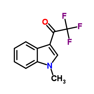 1-Methyl-3-(trifluoroacetyl)-1h-indole Structure,318-54-7Structure