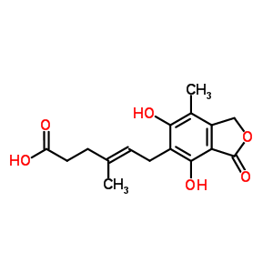 O-desmethyl mycophenolic acid Structure,31858-65-8Structure