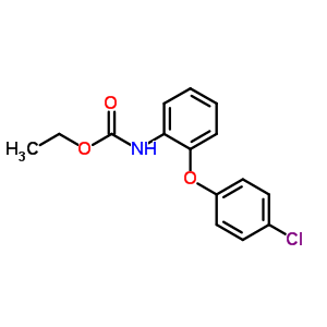 Ethyl [2-(4-chlorophenoxy)phenyl]carbamate Structure,31879-60-4Structure