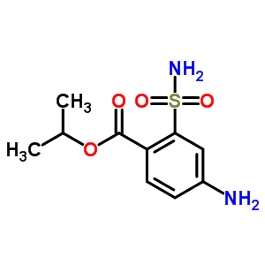 Benzoic acid,4-amino-2-(aminosulfonyl)-, 1-methylethyl ester Structure,320-90-1Structure