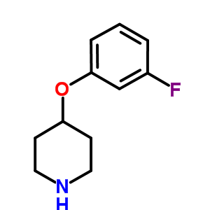 4-(3-Fluorophenoxy)piperidine hydrochloride Structure,3202-35-5Structure