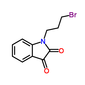 1-(3-Bromopropyl)-1h-indole-2,3-dione Structure,320741-36-4Structure